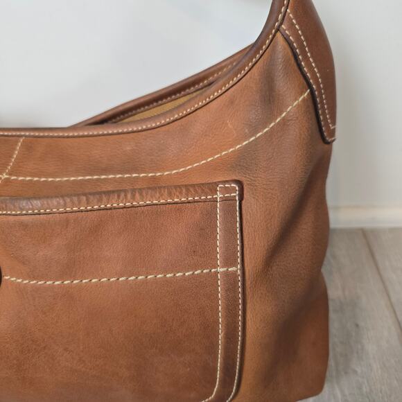 VTG Coach Vintage Legacy Ergo Bag Vachetta Leather RARE 11010 - Picture 2 of 9